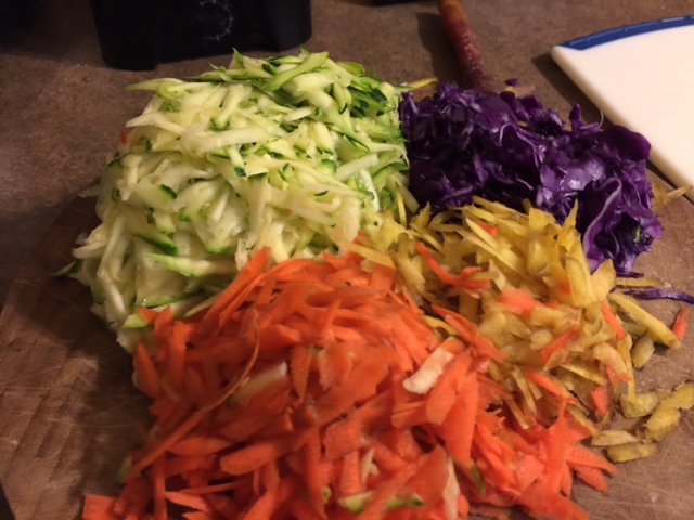 Veggies for Cabbage Wrap