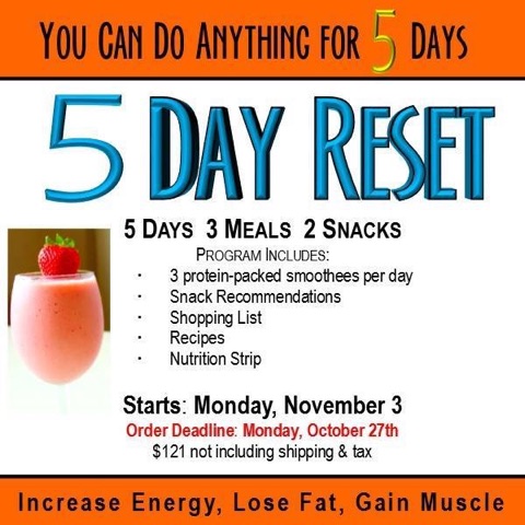 5 DAY RESET WITH SHAKLEE